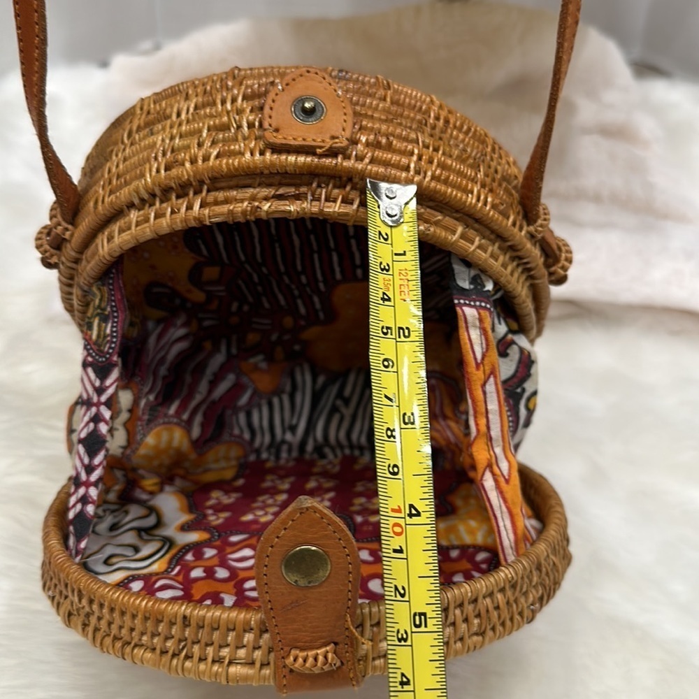 EUC Amerii Handwoven Rattan Bag - Picture 11 of 14